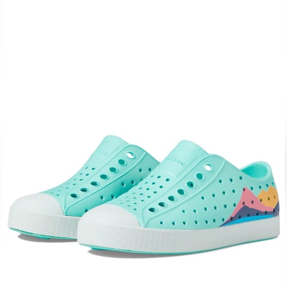 NATIVE Jefferson Block  Hydrangea Blue/Coastal Blue/Regatta Mountain Block - Picture 1 of 8